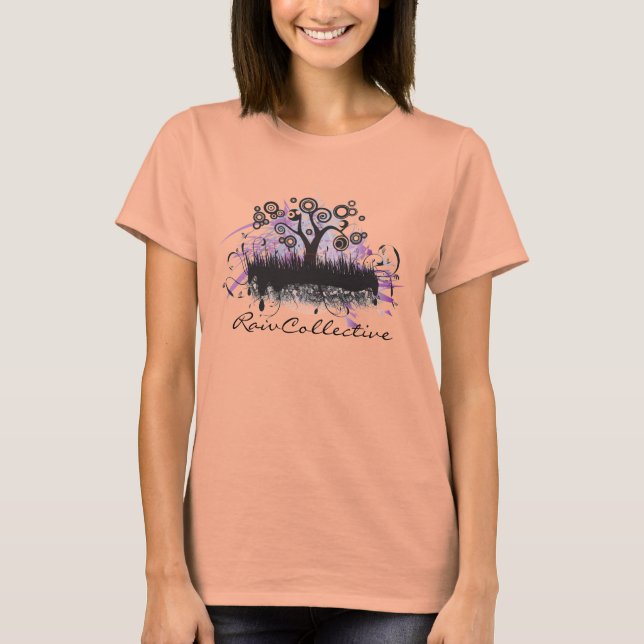 Camiseta primavera floresce (Frente)