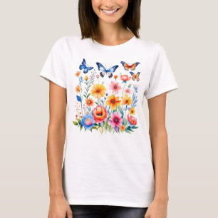Camiseta Primavera Maio Flores