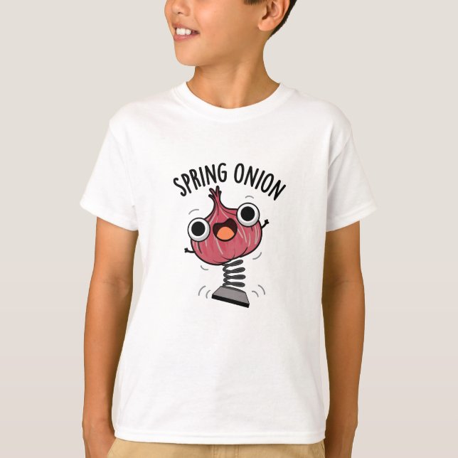 Camiseta Primavera Onion Funny Veggie Pun (Frente)