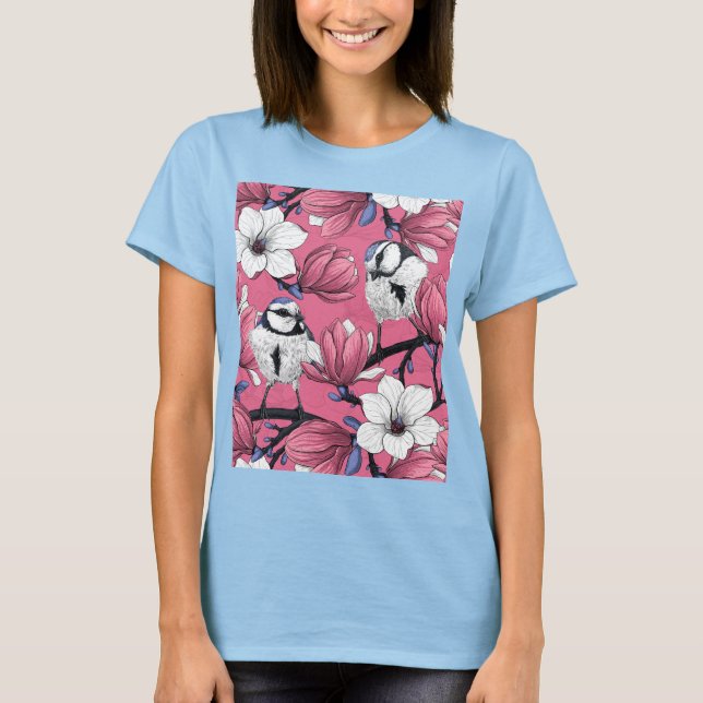 Camiseta Primavera rosa (Frente)