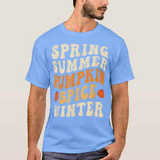 Camiseta Primavera Summer Pumpkin Spice Winter Pumpkin Spic