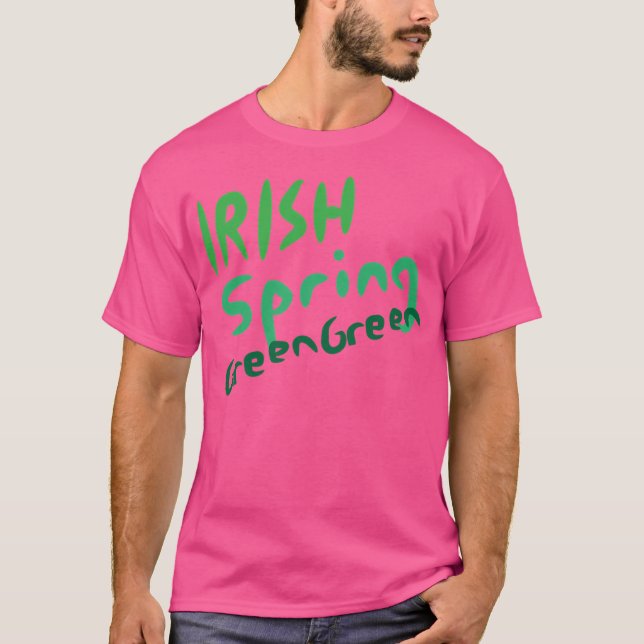 Camiseta Primavera Verde Irlandês (Frente)