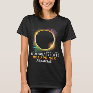 Camiseta Primaveras Arkansas Total Solar Eclipse abril 8 20