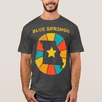 Camiseta Primaveras Azuis Missouri Vintage em Souvenir