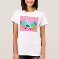 Primaveras de Palma Cor-de-Rosa T-Shirt