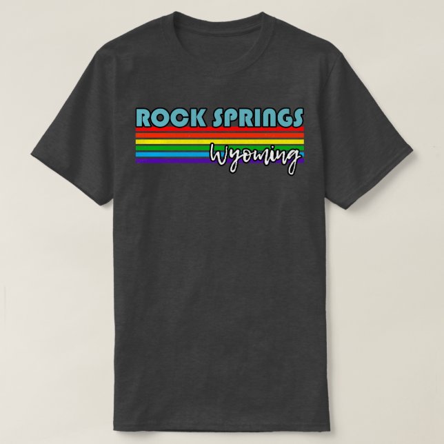 Camiseta Primaveras de rock Wyoming Pride Rock Primaveras L (Frente do Design)