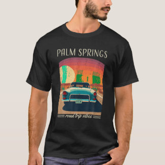Camiseta Primaveras Palm CA Retro Highway Nostalgage Ca