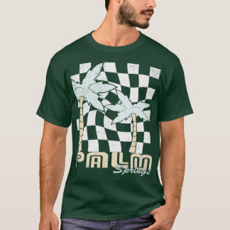 Camiseta Primaveras Palm California Vintage Checkered Graph