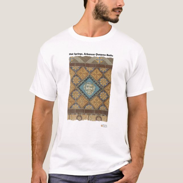 Camiseta Primaveras Quentes, Azulejos de Dome AR Quapaw Ofe (Frente)