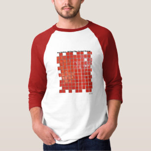 Camiseta Primaveras Quentes, Azulejos Vermelhos AR Presente
