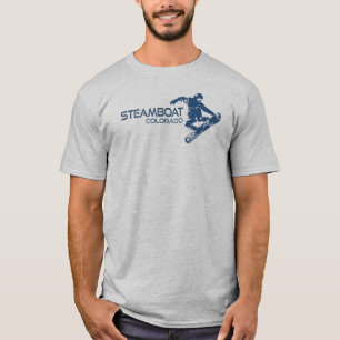 Camiseta Primaveras Steamboat Colorado Snowboarder