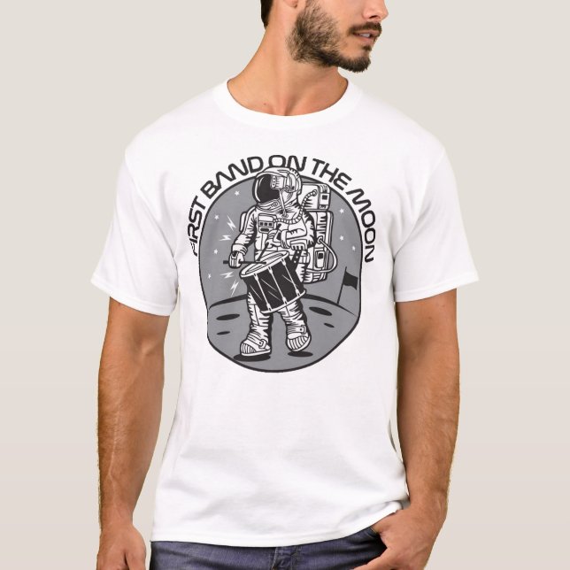 Camiseta Primeira banda na lua (Frente)