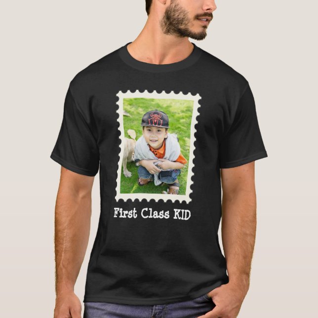 Camiseta PRIMEIRA CLASSE KID Melhor Criança Alguma foto per (Frente)
