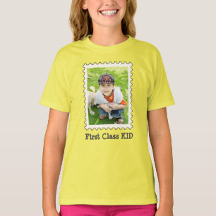 Camiseta PRIMEIRA CLASSE KID Melhor Criança Alguma foto per