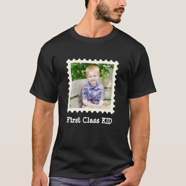 Camiseta PRIMEIRA CLASSE KID Melhor Criança Alguma foto qua (Frente)