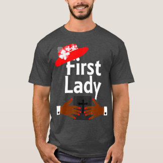 Camiseta Primeira-dama Pastores Esposa Religiosa Cristã Ver