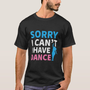 Camiseta primeira dança, recital de ideias, desculpe, eu te