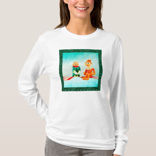 Camiseta Primeira Data do Elf de Natal (Frente)