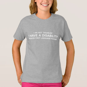 Camiseta Primeira Deficiência