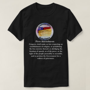 Camiseta Primeira Emenda da Constituição....O Congresso dev