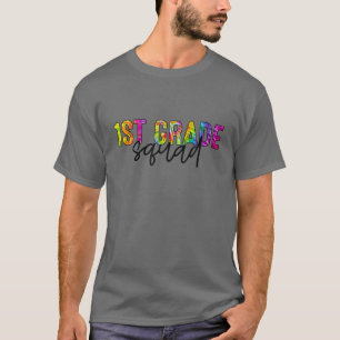 Camiseta Primeira Equipe de Estudantes de Esquadra de 1Rua