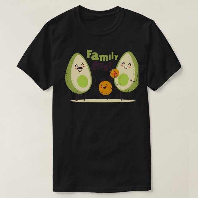 Camiseta Primeira família (Frente do Design)