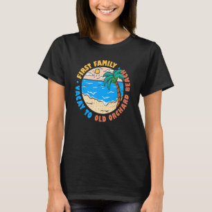 Camiseta Primeira Férias Familiares Para O Antigo Orchard B