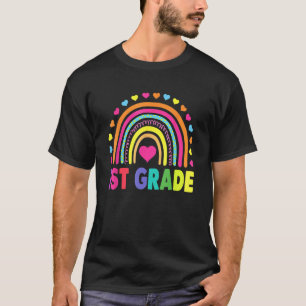 Camiseta Primeira Grau Rainbow Girls Boys Equipe de Profess