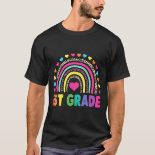 Camiseta Primeira Grau Rainbow Girls Boys Equipe de Profess