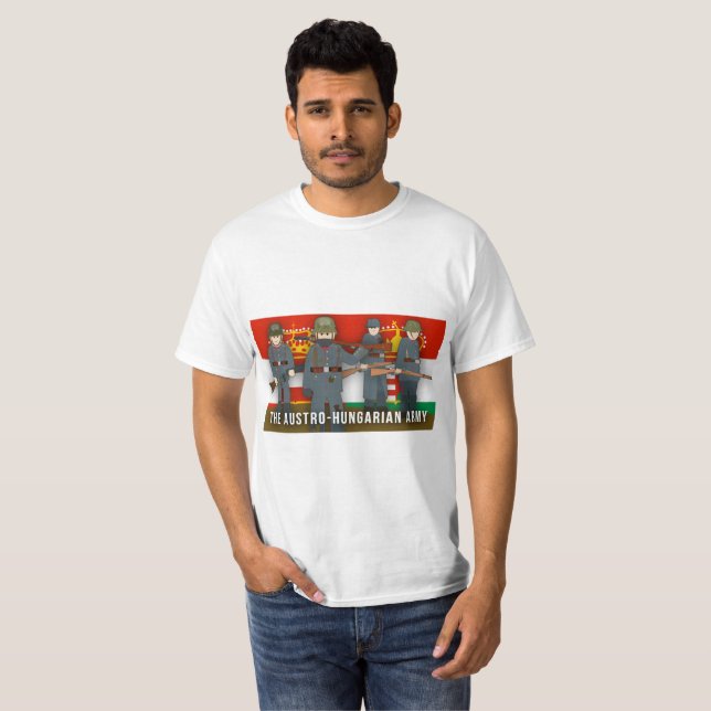 Camiseta Primeira Guerra Mundial Austro-Húngara do factor (Frente Completa)