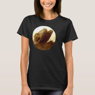 Camiseta Primeira Guerra Mundial: Tanque Castanho - Lagarta