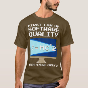 Camiseta Primeira Lei de Qualidade de Software EMC