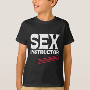 Camiseta Primeira Lição do Instrutor Grátis! Festa de Despe