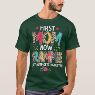 Camiseta Primeira Mãe Agora Grammie Eu Só Estou Melhorando.