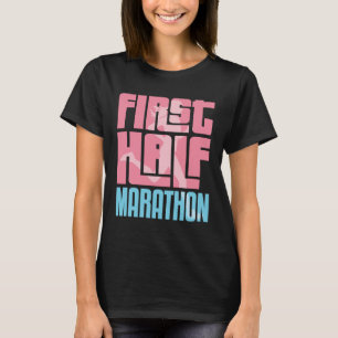 Camiseta Primeira Metade da Corrida de Runner 13.1