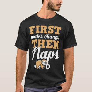 Camiseta Primeira Mudança de Água E Novata Tanque de Peixe