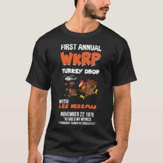 Camiseta Primeira queda anual do WKRP Turquia essencial 