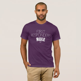 Camiseta Primeira regra dos que respondes - branco