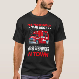 Camiseta Primeira Resposta Ambulância Da Polícia Ems Emt Pa