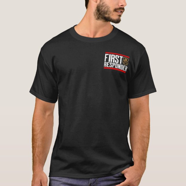 Camiseta Primeira Resposta: Em 24/7 (Frente)