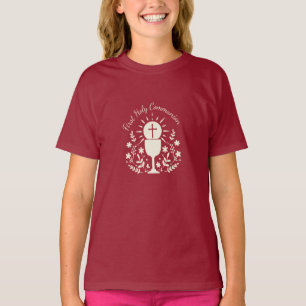 Camiseta Primeira Sagrada Camisa-T da Comunidade