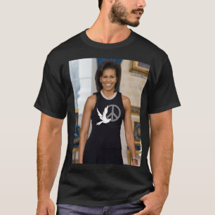 Camiseta Primeira senhora de Michelle Obama da paz