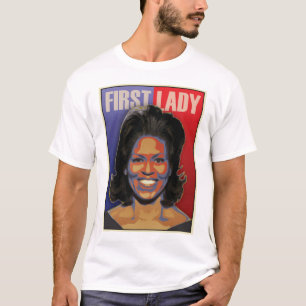 Camiseta Primeira senhora Michelle Obama