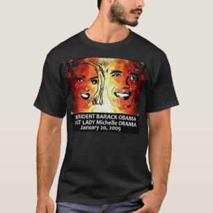 CAMISETA PRIMEIRA SENHORA MICHELLE OBAMA DO PRESIDENTE