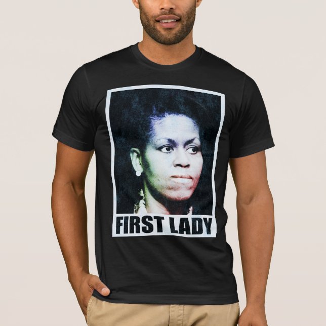 Camiseta Primeira senhora Michelle Obama T-shirt (Frente)