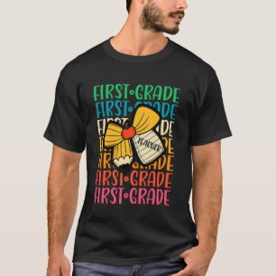 Camiseta Primeira Série Volta às Aulas Coquete Lápis Vaca P