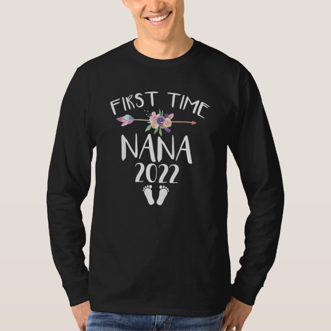 Camiseta Primeira Vez Anúncio De Gravidez Nana 2022 (Frente)