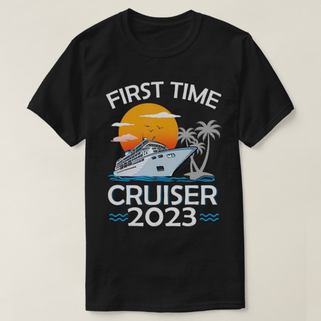Camiseta Primeira Vez Cruiser 2023 - 1rua Férias De Cruzeir (Frente do Design)