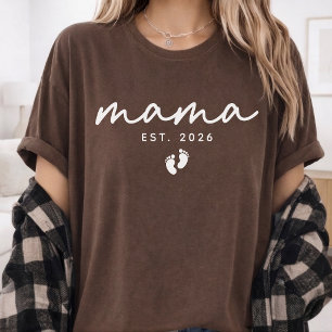 Camiseta Primeira Vez Mãe   Roteiro Moderno Personalizado M
