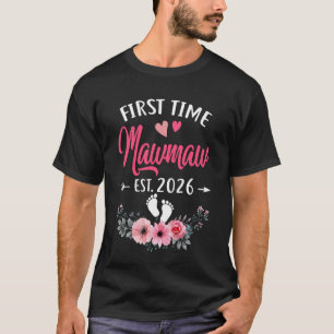 Camiseta Primeira Vez Mawmaw Promovida a Mawmaw Est 2026 Ma